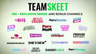 Scarlet Skies és Natalia Queen szeretkezése - TeamSkeet