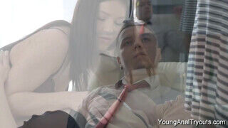 Young anal Tryouts - egy fószer és három gádzsi !!!