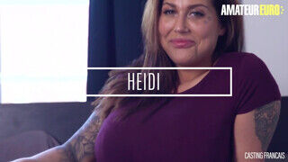 CastingFrancais - Heidi Van Horny a gyönyörű csöcsös bige