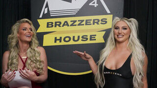BRAZZERS - Lulu Chu és Jasmine Wilde édeshármasban szexelnek