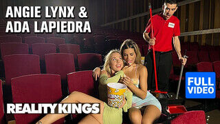 REALITY KINGS - Angie Lynx és Ada Lapiedra a moziban kufirconlak