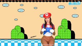 Sisi Rose óriási popós cosplayje super mario makerben bulkesz squirt órással
