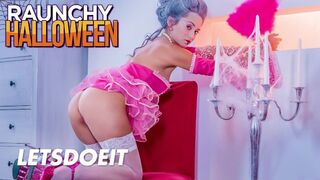 Shrima Malati maszkos koros szeretővel ünnepli halloween-t kíméletlen dugással