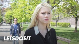 Izgató lengyel szöszi Misha Cross lecidázza a külföldi vastag fazt külföldön és jól meglovagolja
