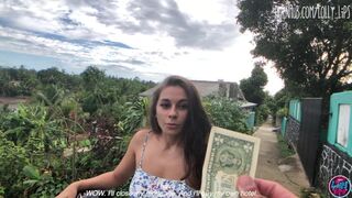 Forró dél amerikai csajszi egy dollárért kap baszást
