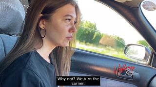 Kéjhölgy lecummantja a kárót az autóban és megcsalja a pasiját