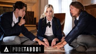 Zsenge Szöszke Két Behatolással és Beleélvezéssel a Pure Taboo Legvadabb Családi Videójában